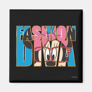 Aimant Minnie bleue   Diva de la mode