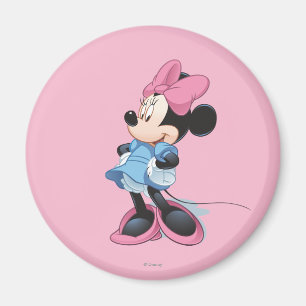 Aimant Minnie bleue Mains sur les hanches