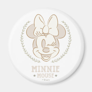 Aimant Minnie Mouse Cheer Minimal Bébé Doodle