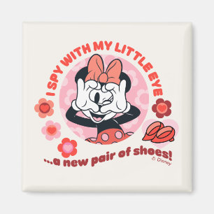 Aimant Minnie Mouse Je vois avec mon petit œil…