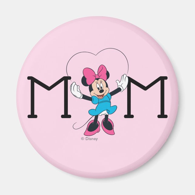 Aimant Minnie Mouse - Maman, Je T'Aime Tant ! (Devant)