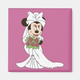 Aimant Minnie Mouse   Mariée au mariage