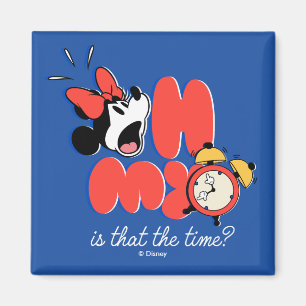 Aimant Minnie Mouse Oh Mon Dieu C'est L'Heure