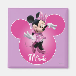 Aimant Minnie rose   Icône tête de Mickey