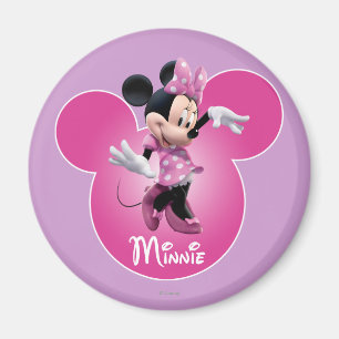 Aimant Minnie rose   Icône tête de Mickey