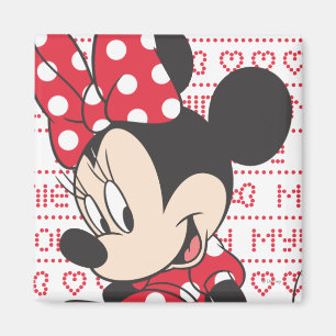 Aimant Minnie Rouge Mignonne