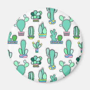 Aimant Mint Green Cactus & Succulent Plant