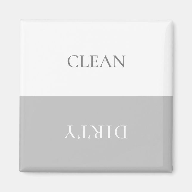 Aimant Minuscule lave-vaisselle nettoyant sale (Devant)