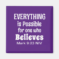 Miracle Bible Verse Christian Faith Purple