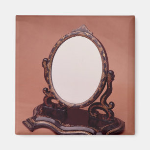 Aimant miroir Jeune-peint de papier-pierre, c.1890