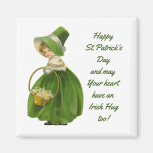 Aimant Miss irlandaise vintage