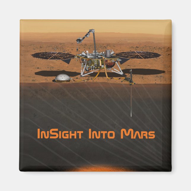 Aimant Mission InSight Mars Lander (Devant)