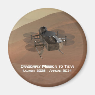 Aimant Mission libellule à Titan