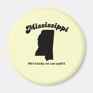 Aimant Mississippi Motto - Spell it