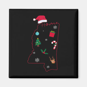Aimant Mississippi Noël Accueil Noël Noël Noël État du Mi