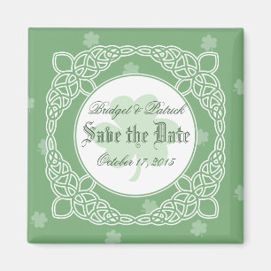 Aimant Mist celtique Enregistrer l'aimant de date - Vert