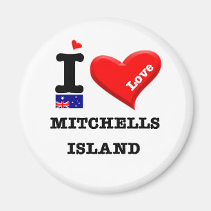 Aimant MITCHELLS ISLAND - I Love