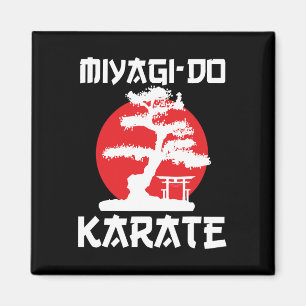Aimant Miyagi-do Karate Vintage Rétro Bonsai Tree Ma