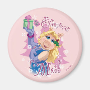 Aimant Mlle Piggy   Joyeux Noël à Moi !