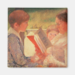 Aimant Mme Cassatt Lecture à ses petits-enfants, 1888