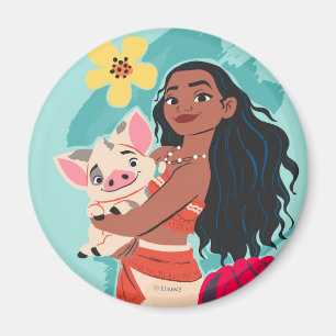 Aimant Moana Holding Pua Illustré