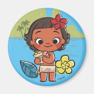 Aimant Moana   Île fille