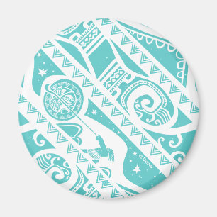 Aimant Moana   MOTIF TURQUOISE