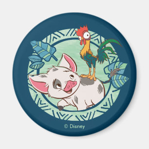 Aimant Moana  Pua et Heihei Voyagers