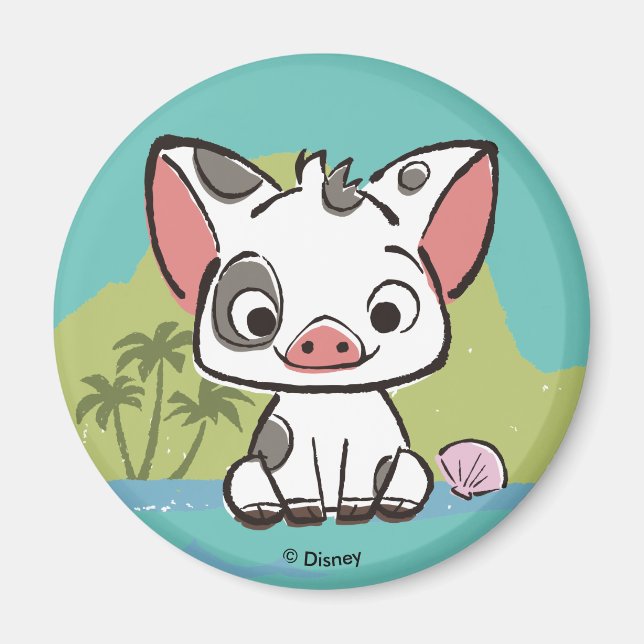 Aimant Moana | Pua Le Cochon À Voie De Pot (Devant)