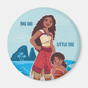Aimant Moana & Simea : Big Sis Little Sis