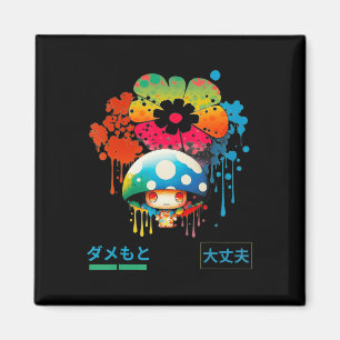 Aimant Mode de rue de style anime phrase argot japonais