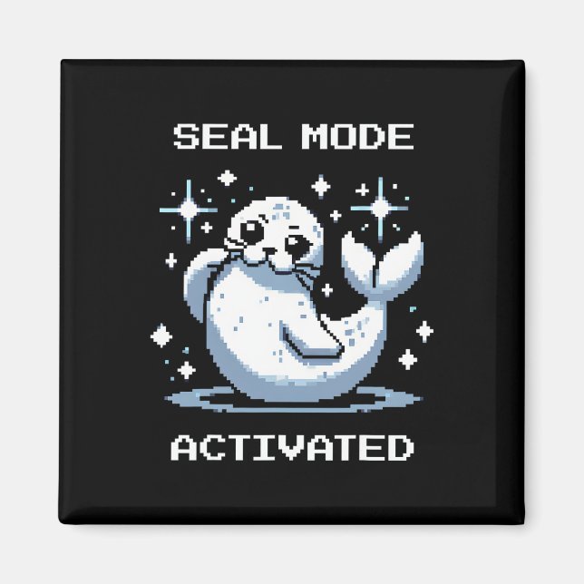 Aimant Mode Jointure Activé Pixel Art Jointure Rétro Styl (Devant)