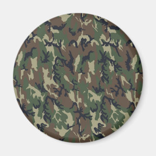 Aimant Modèle Arrière - plan de Woodland Camouflage
