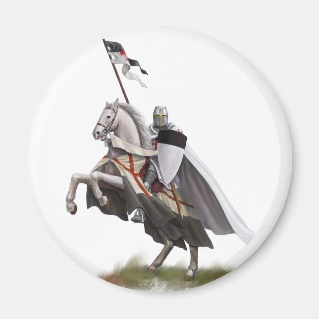 Aimant Modèle de chevalier monté (Devant)