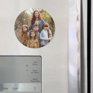 Aimant Modèle de photo de famille pour votre réfrigérateu