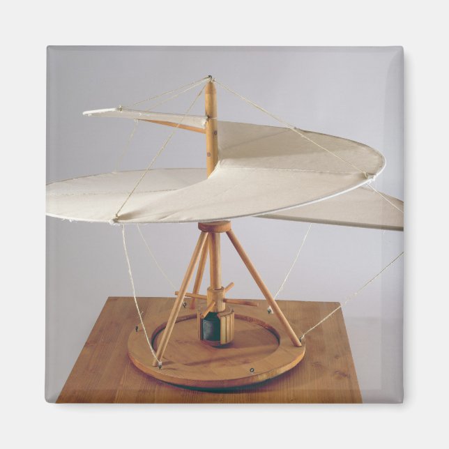 Aimant Modèle de reconstruction du design de da Vinci (Devant)