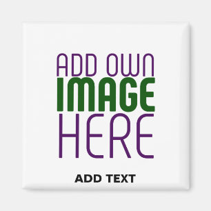 AIMANT MODÈLE DE TEXTE D'IMAGE BLANCHE SIMPLE MODERNE