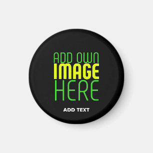 AIMANT MODÈLE DE TEXTE D'IMAGE NOIRE SIMPLE ET MODERNE