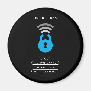 Aimant Modèle du logo WiFi Key tech
