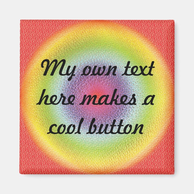 Aimant Modèles d'aimants colorés (Devant)