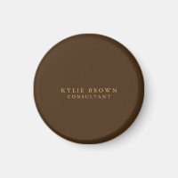 Moderne et élégant Brown Gold Professional