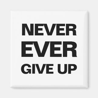 Aimant moderne motivant qoute noir et blanc