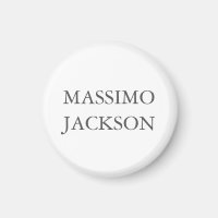 Moderne Simple Tendance Minimaliste Plain Nom Prop