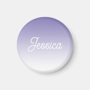 Aimant (Modifiable) Ombre couleur violet clair et votre t