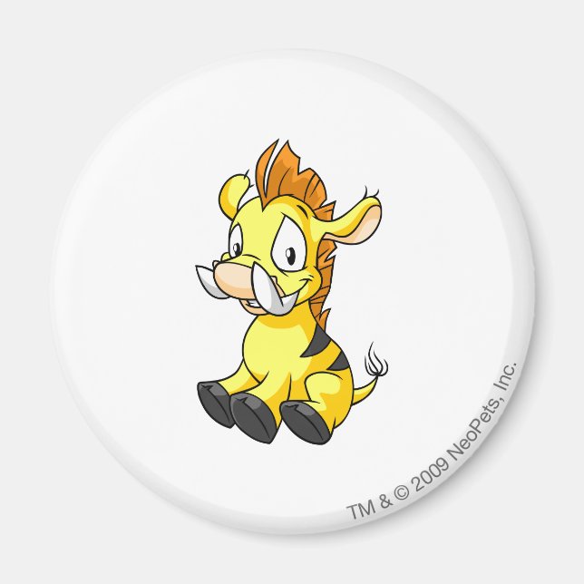 Aimant Moehog jaune (Devant)