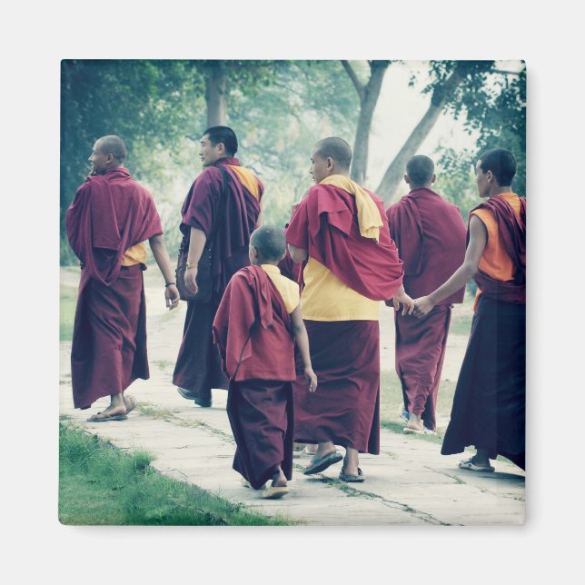 Aimant Moines dans l'aimant Sarnath (Devant)