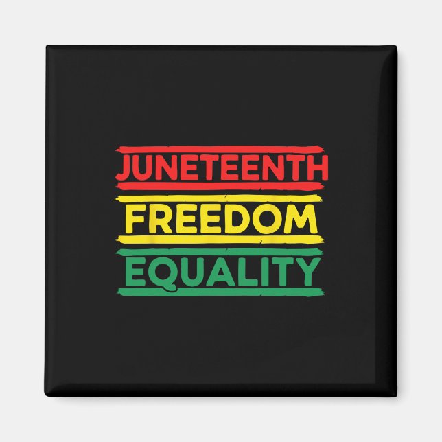 Aimant Mois de l'histoire de l'égalité de la liberté de J (Devant)