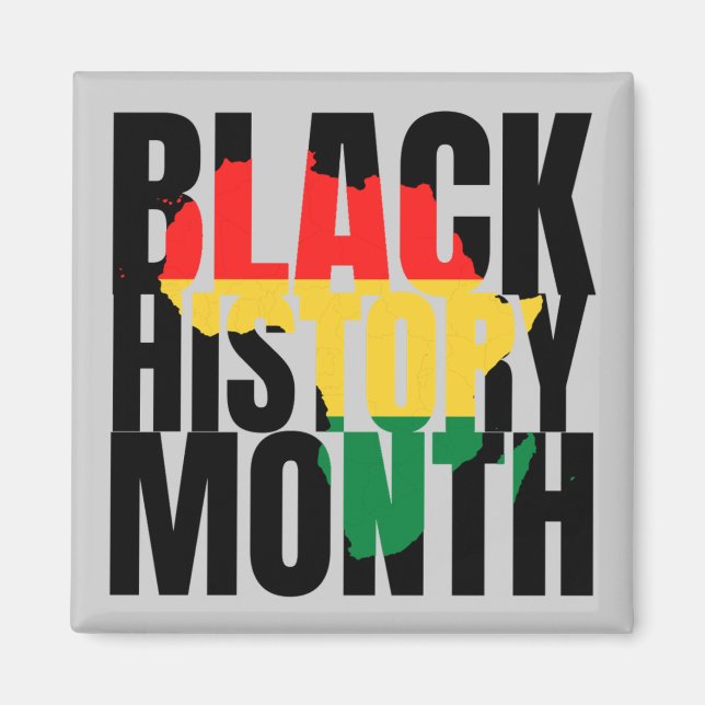Aimant Mois de l'histoire des Noirs (Devant)