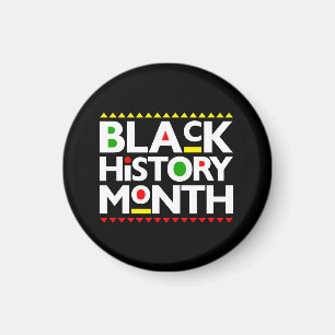 Aimant Mois de l'histoire noire Melanin Hommes Femmes Fil