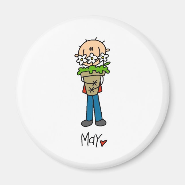 Aimant Mois de mai (Devant)